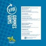 X-PUR Gums 100% Xylitol (Peppermint - Large bottles) - Oral Science Boutique