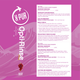 X-PUR Opti-Rinse Plus — 0.05% NaF 500 mL — Grape - Oral Science Boutique