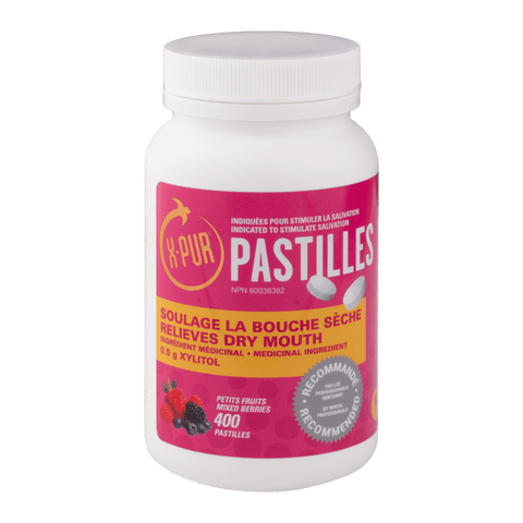 X-PUR Pastilles 100% Xylitol (Mixed Berries - Large bottles) - Oral Science Boutique