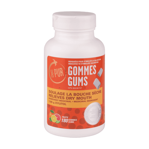 X-PUR Gums 100% Xylitol (Fruit - Large bottles) - Oral Science Boutique