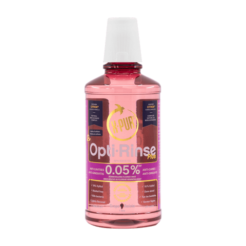 X-PUR Opti-Rinse Plus — 0.05% NaF 1 L — Grape - Oral Science Boutique